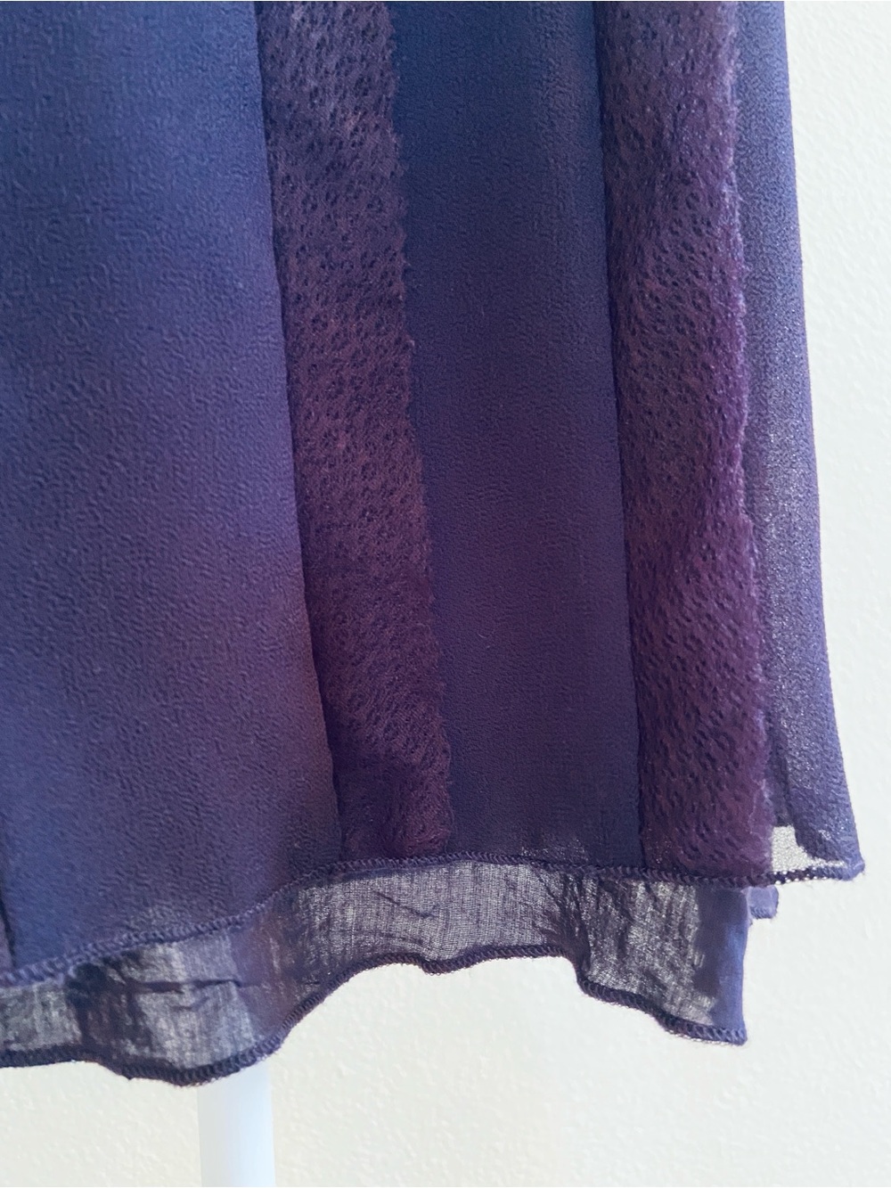 Gap Flowy Double-layer Purple Racerback Tank - Picture 3 of 8